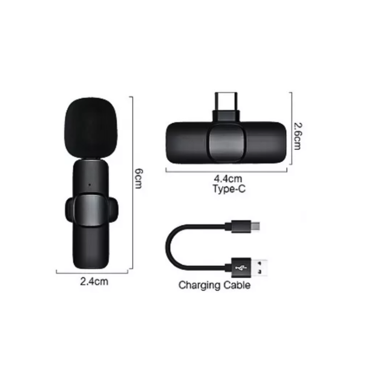 Pack 2 Microfonos Inalambrico Usb-c y IP