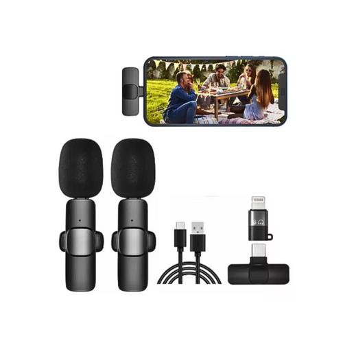 Pack 2 Microfonos Inalambrico Usb-c y IP