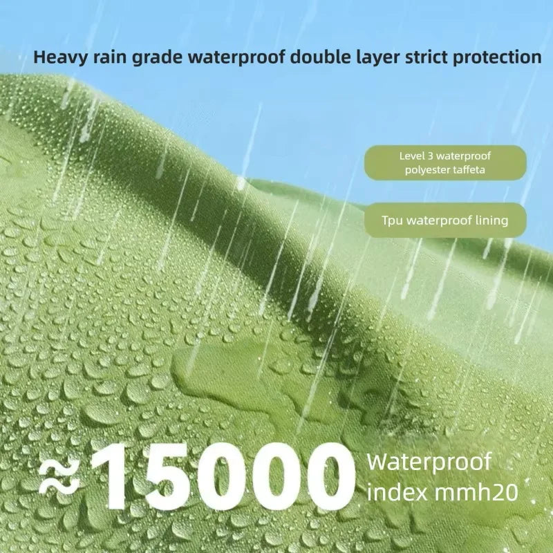 Impermeable para Perros Medianos y Grandes, Labrador, Golden Retriever, Shiba Inu, Ropa Impermeable para Perros de Cuatro Patas