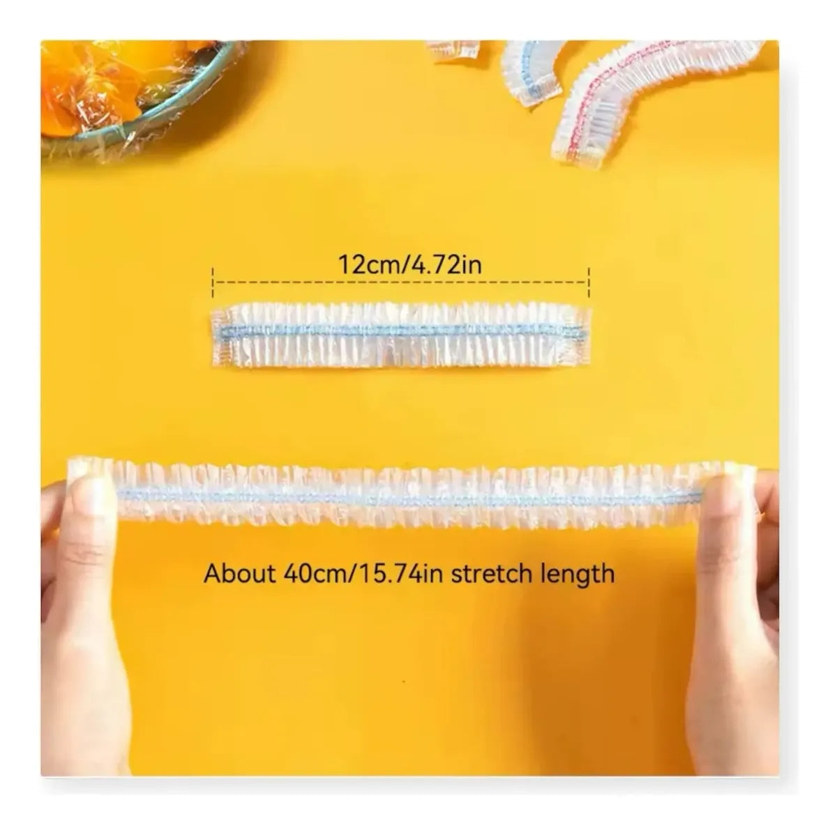 JUEGO DE BOLSAS PLASTICAS DE COMIDA DE 100 UNIDADES