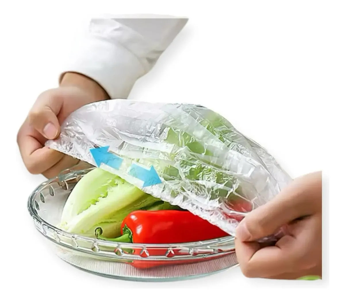 JUEGO DE BOLSAS PLASTICAS DE COMIDA DE 100 UNIDADES